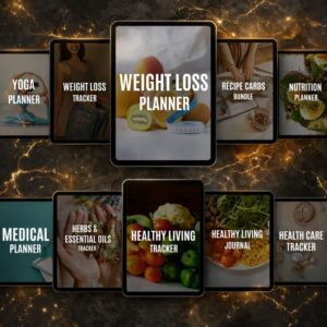 Done-For-You Fitness Planners Bundle | PLR & MRR Resell Rights Included