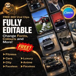 600+ Male Fitness Reels Bundle | PLR & MRR Rights | Digital Download | Ready to Resell