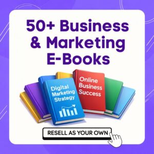 50+ Business & Marketing eBooks Mega Bundle – Master Resell Rights (MRR) | Instant Digital Download