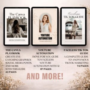 22 Faceless Digital Marketing Products (DFY) with Master Resell Rights