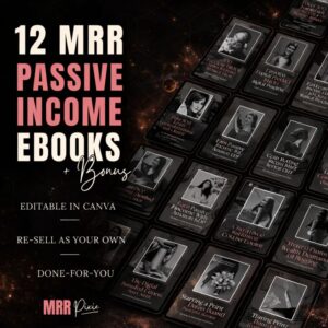 Passive Income eBook Bundle with MRR & PLR Rights | Ready to Resell