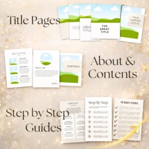 Canva eBook & Course Workbook Template – 250 Pages Editable Book Design | Create Professional eBooks Easily