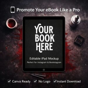 Mystery & Thriller eBook Mockup Bundle for Canva – iPad & Bookstagram Ready