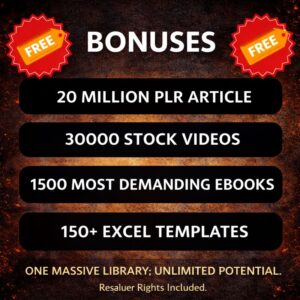 3 Million+ eBooks & PLR Articles Bundle – Reseller Rights Included | Digital Mega Library