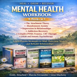 Mental Health Workbook (6-in-1): Attachment Theory & Abandonment Anxiety