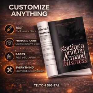 The Ultimate Print On Demand Business Guide DFY POD eBook for Passive Income on Auto-Pilot