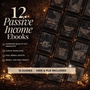 Passive Income eBook Bundle | Sell, Resell & Keep 100% Profits (MRR)
