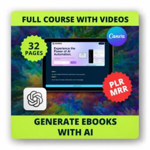 AI eBook Creation Masterclass – Step-by-Step Video Course to Create a Complete eBook