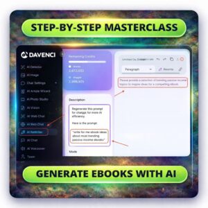 AI eBook Creation Masterclass – Step-by-Step Video Course to Create a Complete eBook