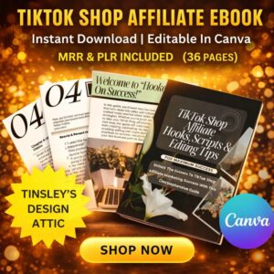 TikTok Shop Affiliate 2025 Guide: Proven Hooks & Scripts with MRR & PLR Rights