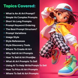 1000+ AI Art Prompts Pack – Resell Rights Included (Instant Download)